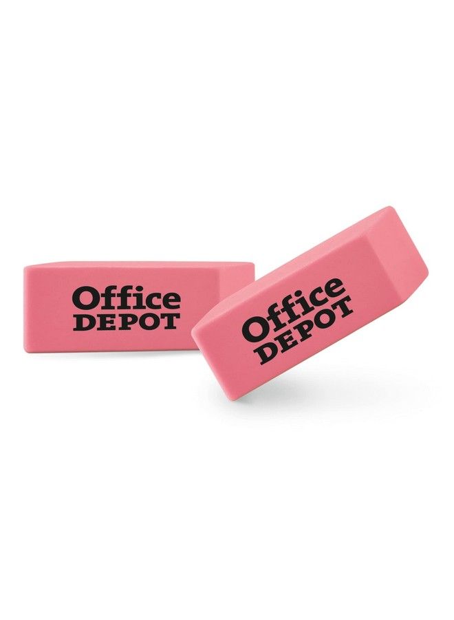 Office Depot Pink Bevel Erasers Small Box Of 36 54123  - Image 4