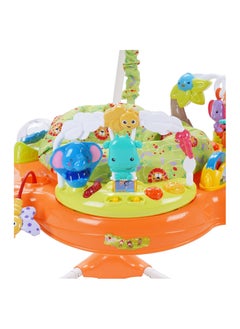FULL JOY Baby Adjustable Jumper Walker Activity Seat With Multifunction Musical Toys ,Multicolour  - Image 5