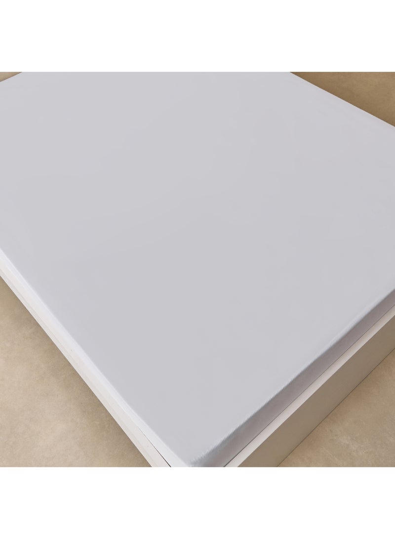 Home Box Bristol Polycotton Olympic Queen Fitted Sheet 200 x 25 x 160 cm - Image 4