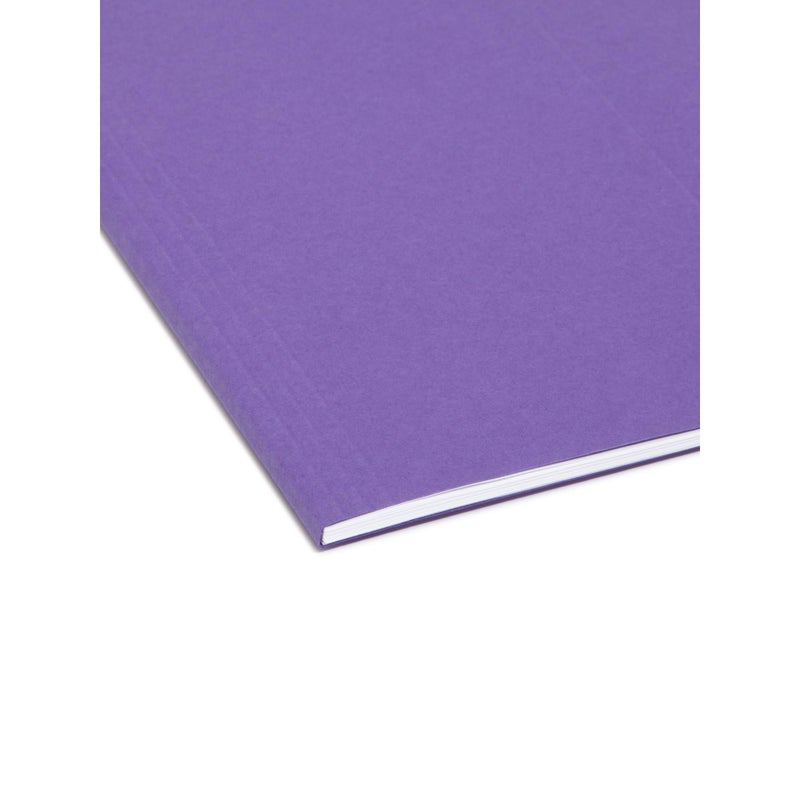 Smead Colored Hanging File Folder with Tab, 1/5-Cut Adjustable Tab, Letter Size, Purple, 25 per Box (64072) (Pack of 1) - Image 5