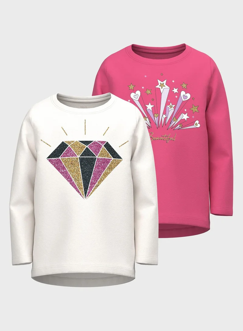 NAME IT Kids Graphic Crew Neck T-Shirt