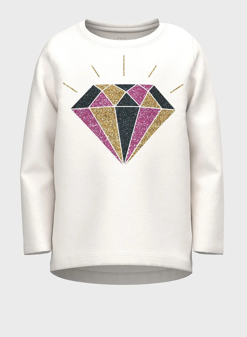 NAME IT Kids Graphic Crew Neck T-Shirt