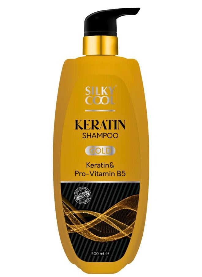 Silky Cool Silky Cool Keratin & Provitamin B5 Shampoo – Strengthening & Nourishing Formula 