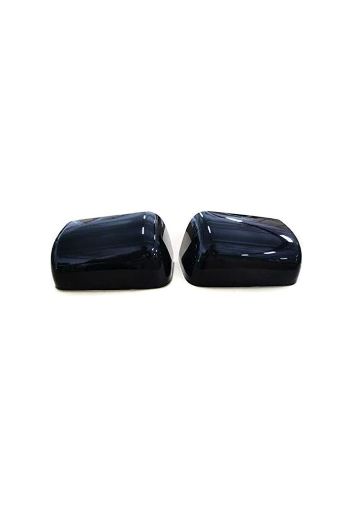 eLoveQ Gloss Black Side Door Top Half Mirror Covers for 2008-2016 Ford Super Duty - Image 2