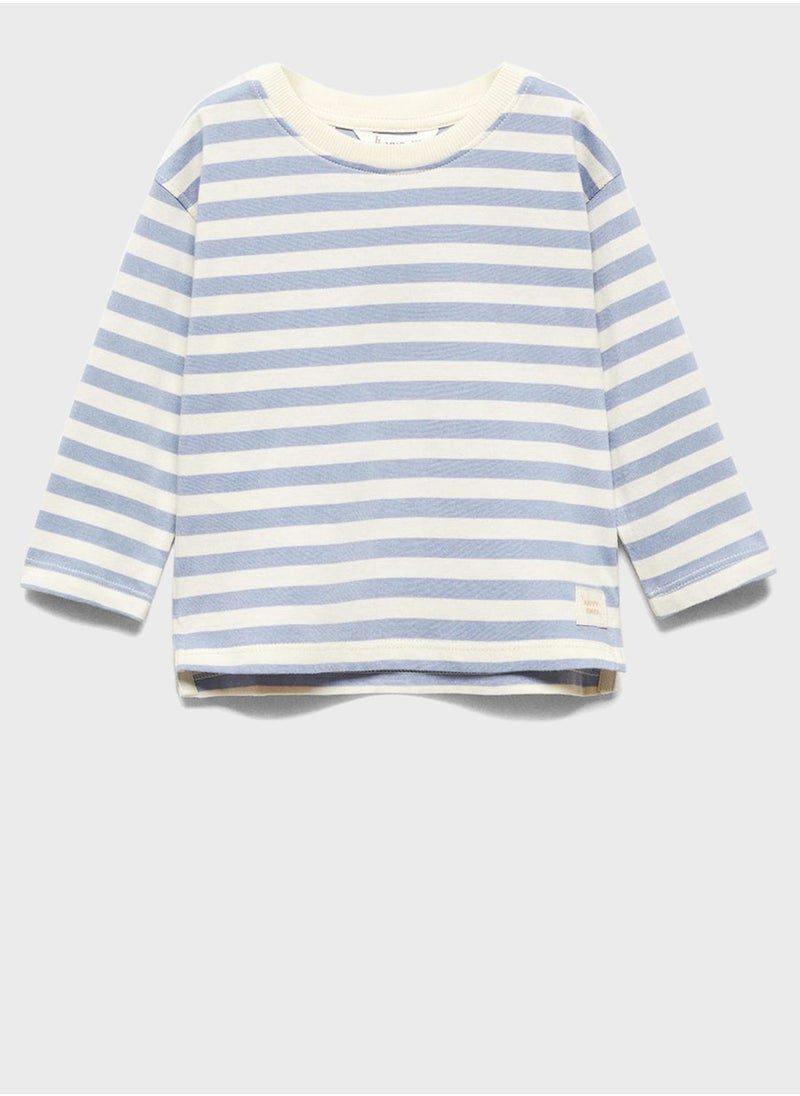 MANGO - Infant Striped T-Shirt - Image 1