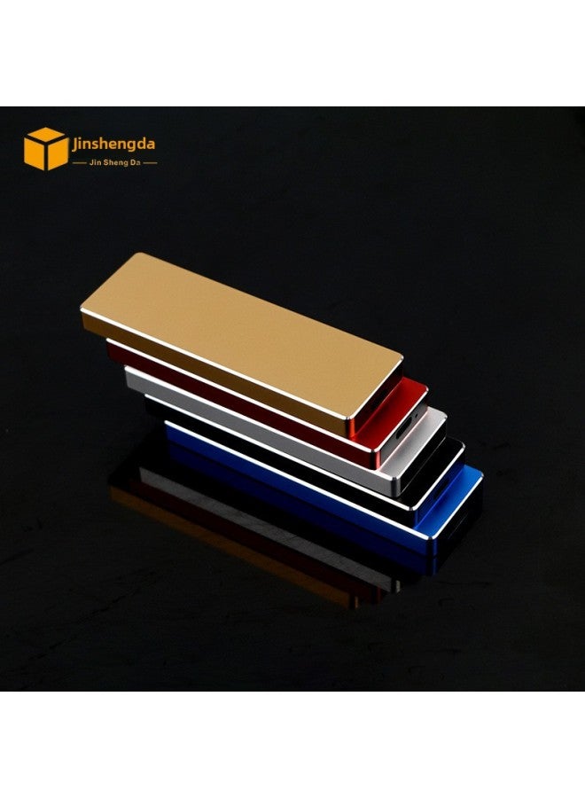 Hard Disk Case M.2 Fifteen Generation Solid State Hard Disk Case Aluminum Alloy Case Mini Hard Disk Case Mobile Hard Disk Case-Color:Silver - Image 3