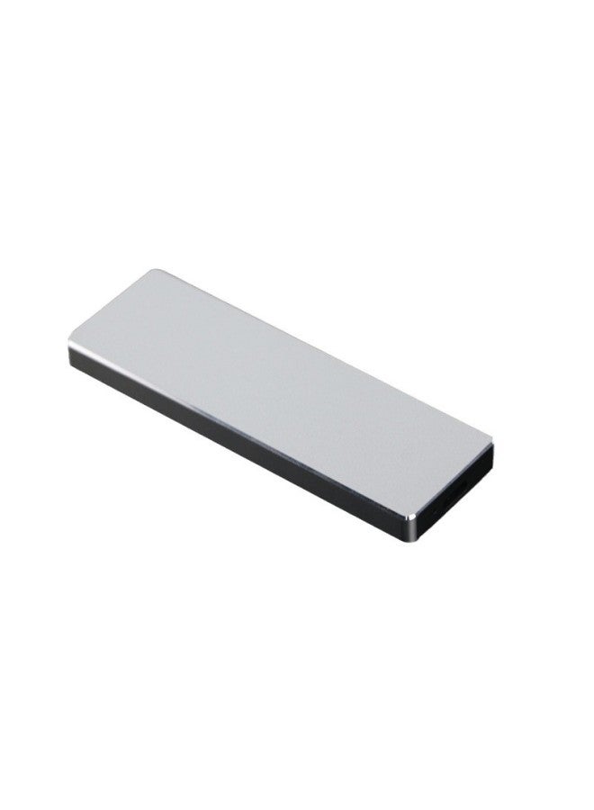Hard Disk Case M.2 Fifteen Generation Solid State Hard Disk Case Aluminum Alloy Case Mini Hard Disk Case Mobile Hard Disk Case-Color:Silver - Image 5