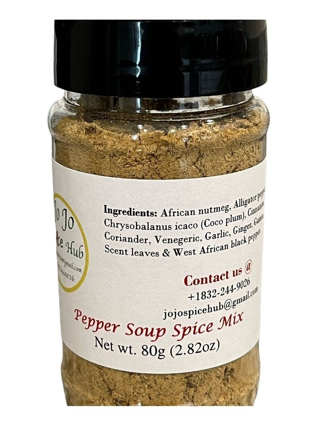 Jojospice Hub Authentic Nigerian Pepper Soup Spice Mix 100% Natural 80g - Image 1