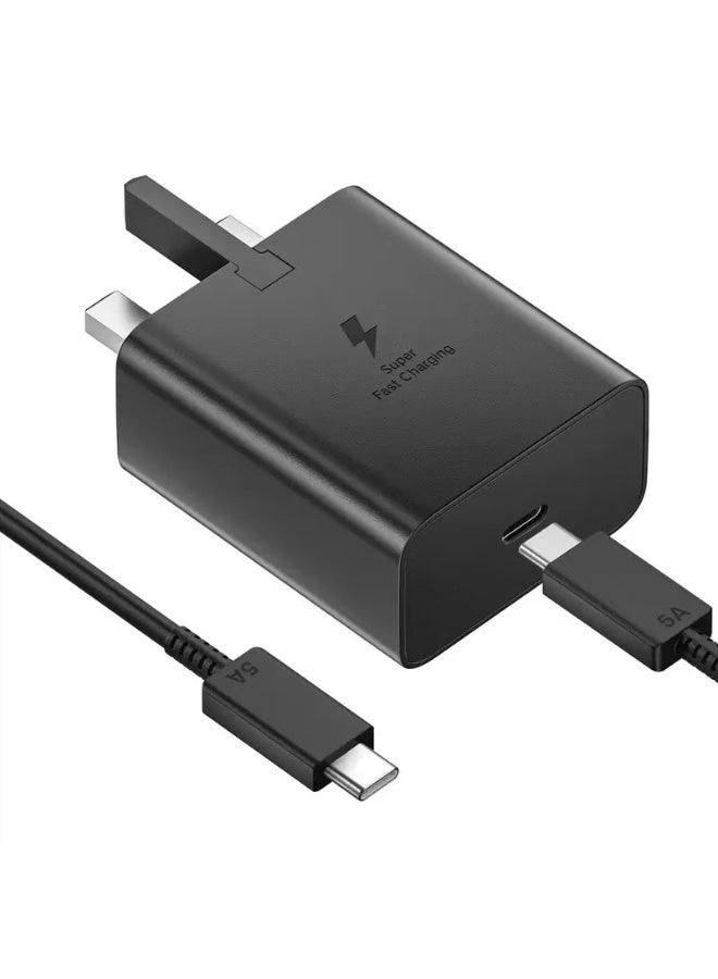 45W Charger  with Charging Cable 45 watts, Charger Head for S23 Ultra S23 Plus S23 S23 S22 Ultra S22 S21 Ultra S21 S21 A54 A53 A52 A32-45W with Type-C 5A fast Cable - Image 2