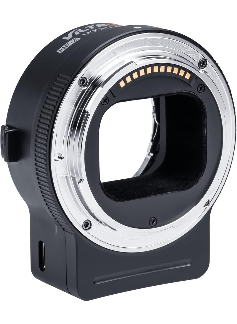 VILTROX NF-Z Auto Focus Lens Mount Adapter – Nikon F-Mount Lens to Z-Mount Camera, VR Lens Stabilization, EXIF Transmission, USB-C Firmware Upgrade, For Z50, Z6, Z6II, Z7, Z7II, Zfc, Z8, Z9 - Image 3