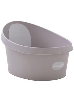 Shnuggle Toddler Bath Tub | Big Bath for bigger kids | Child bathtub seat support | Fits in shower and adult bath (Taupe)  - Image 1