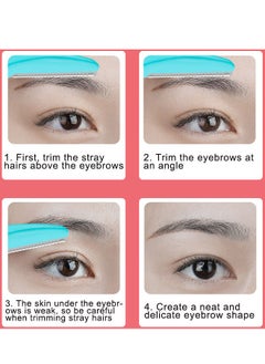 Super ZYouth 36Pcs Cute Eyebrow Razor Ladies Razor for Facial and Body Hair Yellow/Pink/Blue  - Image 3
