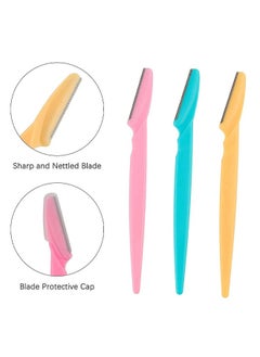 36Pcs Cute Eyebrow Razor Ladies Razor for Facial and Body Hair Yellow/Pink/Blue - pzsku/Z91A6B7690A7B36145322Z/45/_/1729930122/fbe79c2f-8b95-4668-b4f0-35c183dadf6f