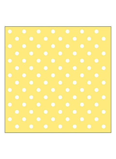 Ambiente Large Yellow Pastel Dots Napkins