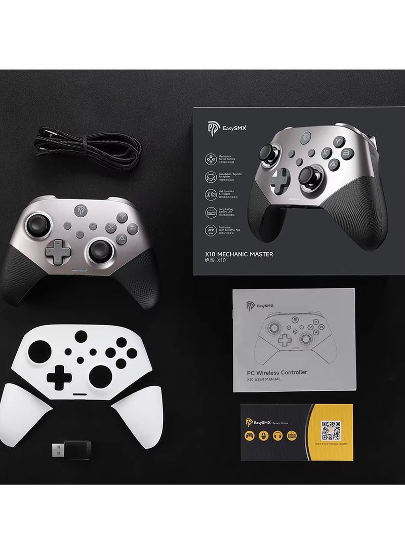 EasySMX - EasySMX X10 Wireless Gaming Controller Hall Effect Mechanical Gamepad for PC Switch Phone Smart TV - Image 1