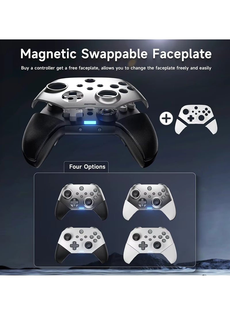 إيزي إس إم إكس وحدة تحكم الألعاب اللاسلكية EasySMX X10 بلوحة ألعاب ميكانيكية بتأثير هول لأجهزة الكمبيوتر والهواتف الذكية والتلفزيونات - Image 3