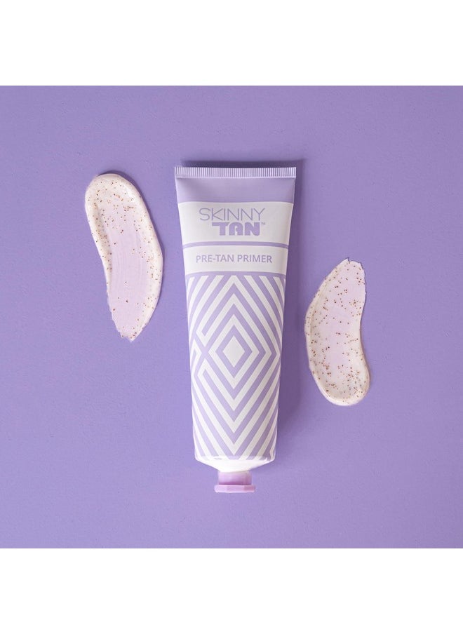 Skinny Tan SkinnyTan Pre-Tan Primer - Skin Exfoliator for Body - Natural Skin Exfoliant - Gentle Apricot Seed Powder - Leaves Skin Brighter, Smoother - 4.2 oz  - Image 2