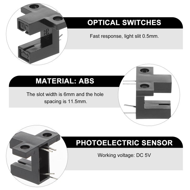 10pcs Photoelectric Sensor Photoelectric Slot Optical - Image 4
