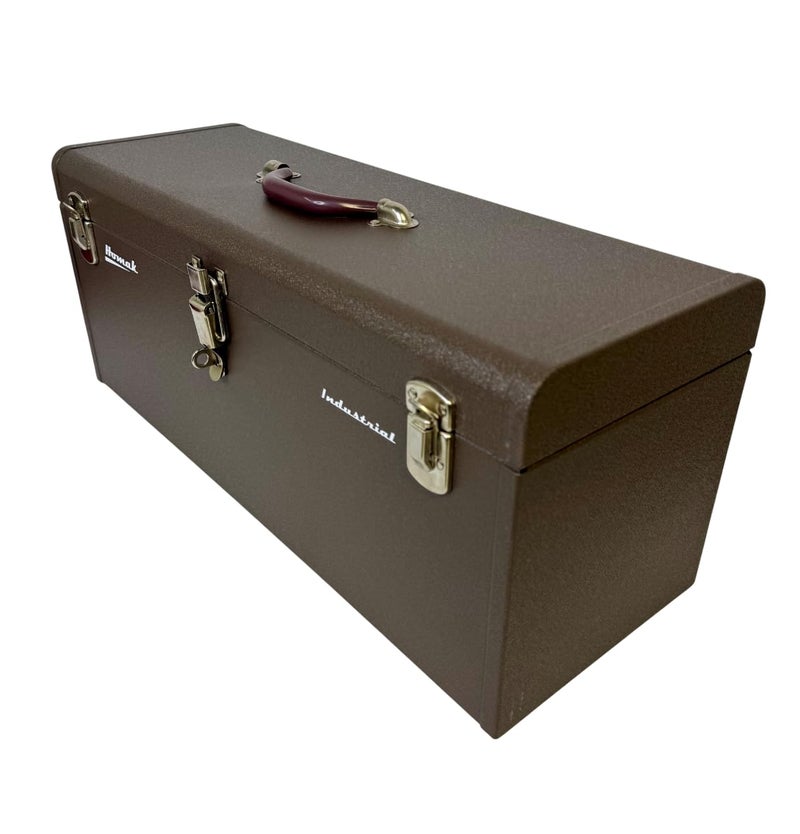 Homak 24-Inch Industrial Steel Toolbox, Brown Wrinkle Powder Coat, BW00200240 - Image 2
