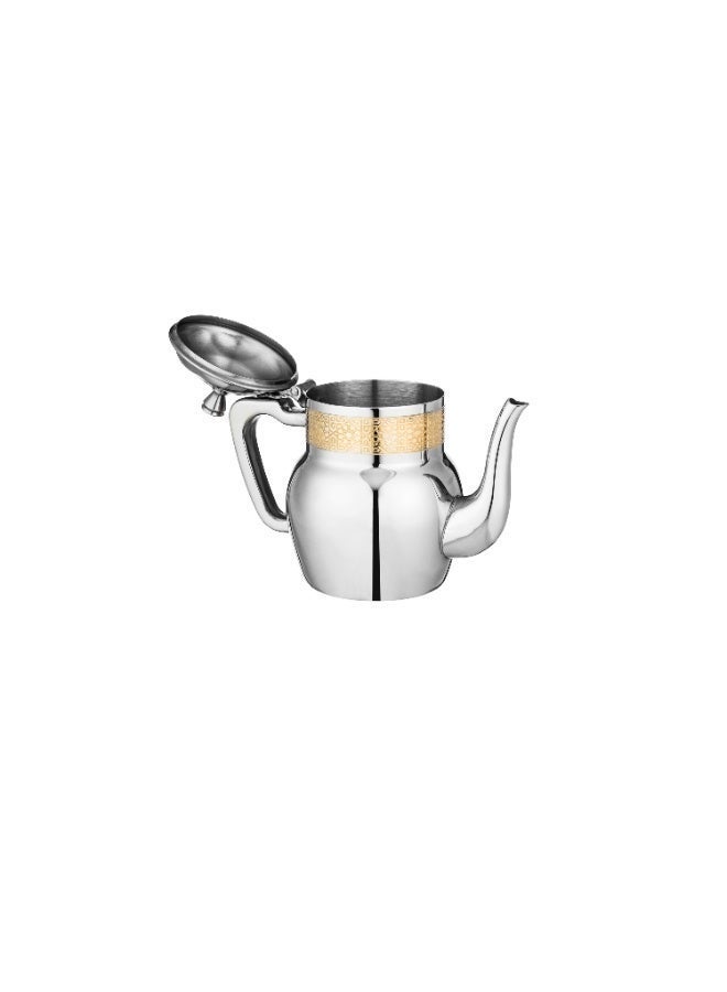 Squalo ✨ 0.7-liter stainless steel teapot with a gold finish – elegance that complements your tea ritual! ✨ - Image 2