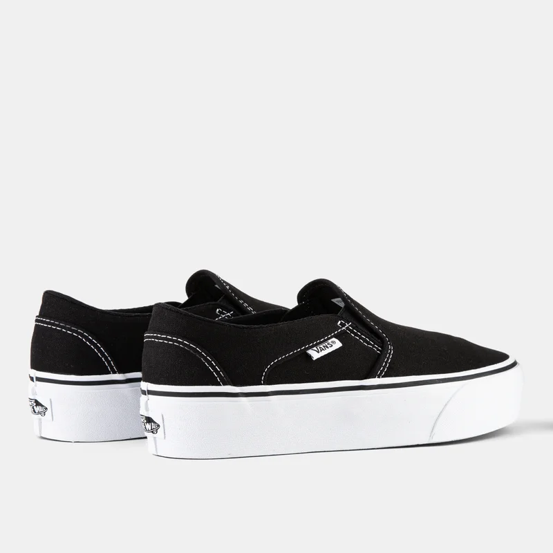 VANS Black Women's Asher Platform Shoes for Women | Best Price UAE