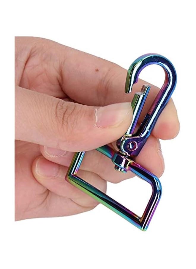 Generic - 4pcs Car Keychain Carabiner Clip, Keychain Carabiner, Key Rings Hooks Holder, Carabiner Keychain, Metal Structure Large Rotating Eyelet Attractive Decorative Clip for Crafts - Image 1
