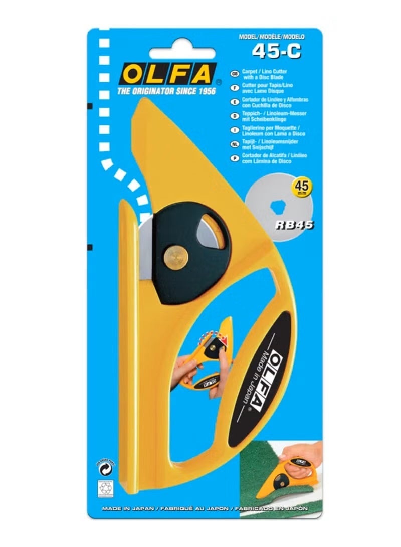 OLFA Rotary Carpet Cutter For Cutting Rolled Items - Image 3