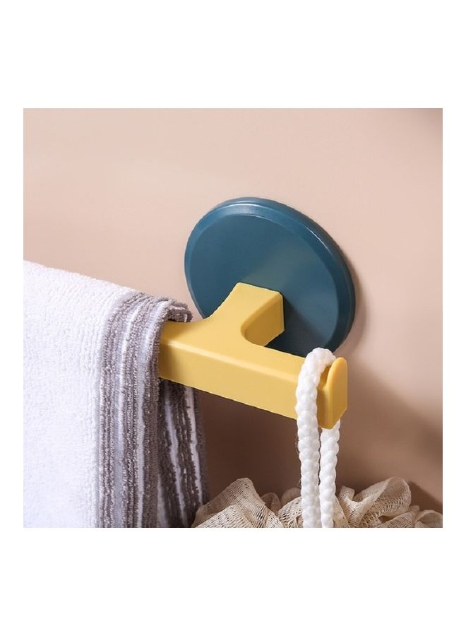 Loquat 5 PCS T-shaped Household Wall-mounted Towel Rack Bathroom Towel Bar Multicolour 25 x 10 x 15centimeter - Image 3