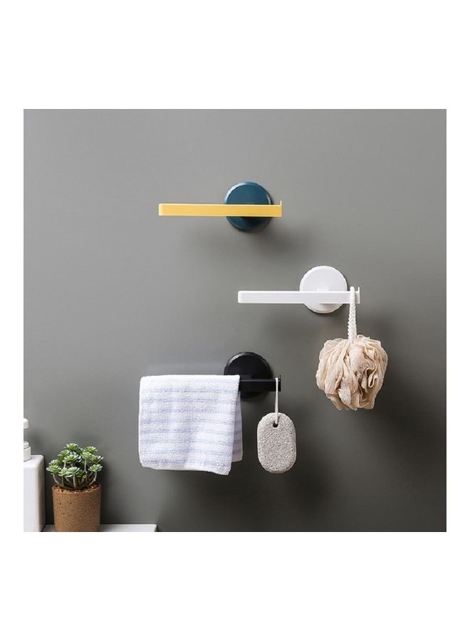 Loquat 5 PCS T-shaped Household Wall-mounted Towel Rack Bathroom Towel Bar Multicolour 25 x 10 x 15centimeter - Image 5