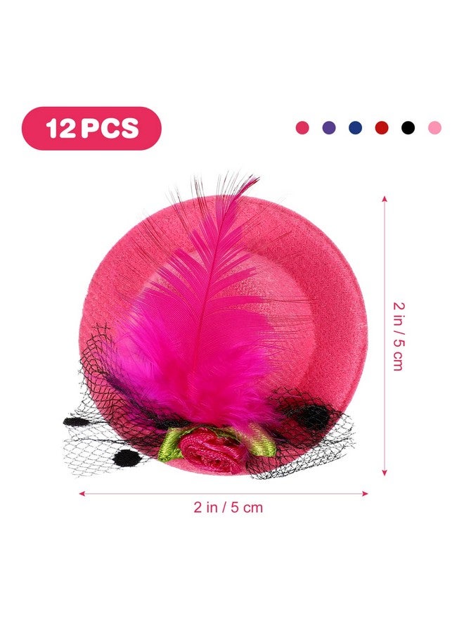 Toddmomy Oddmomy 12Pcs Mini Hat Hair Barrettes Mini Hat Hair Clips Kids Hair Clips Small Hat Hair Clips Girls Hair Decorations For Girls Toddler Costume Accessory (Random Color) - Image 3