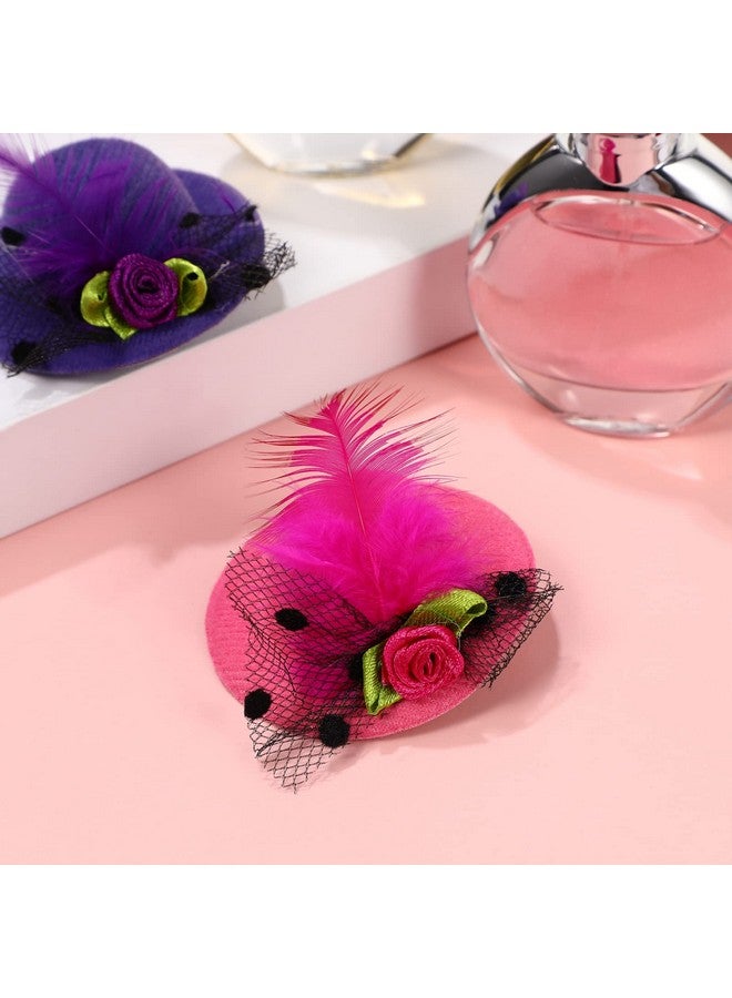Toddmomy Oddmomy 12Pcs Mini Hat Hair Barrettes Mini Hat Hair Clips Kids Hair Clips Small Hat Hair Clips Girls Hair Decorations For Girls Toddler Costume Accessory (Random Color) - Image 5