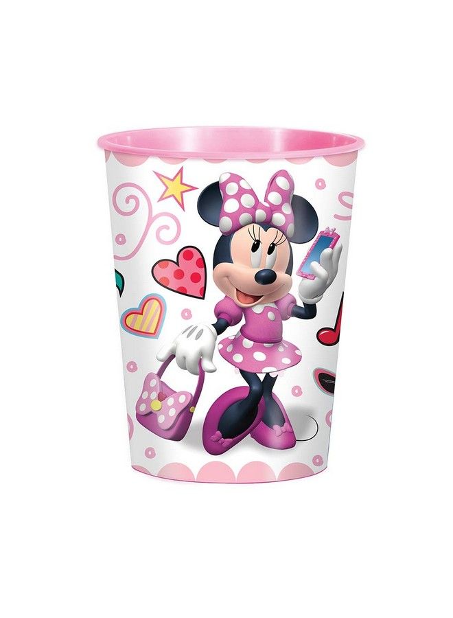 Unique Plastic Stadium Cup 16 Oz ; Disney Iconic Minnie Mouse ; 1 Pc - Image 1