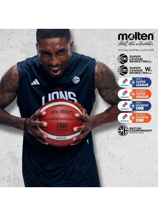 Molten BG2000 Basketball, Indoor/Outdoor, FIBA Approved, Premium Rubbe - Image 4