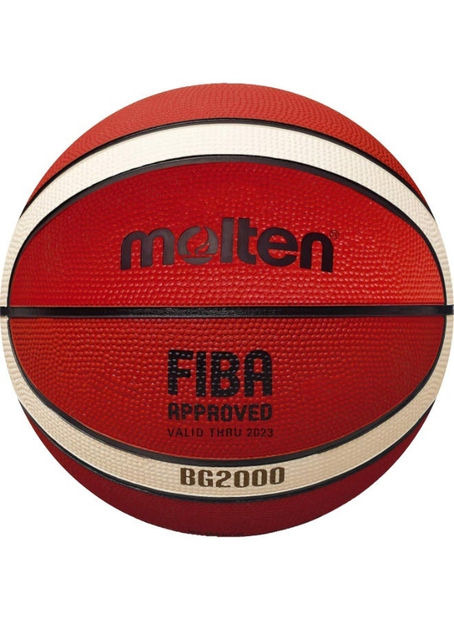 Molten BG2000 Basketball, Indoor/Outdoor, FIBA Approved, Premium Rubbe - Image 1