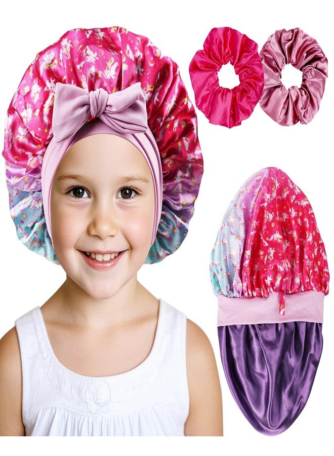 Himoswis Kids Bonnets for Girls, Silk Bonnet for Kids,Toddler Bonnet for Sleeping - Image 1
