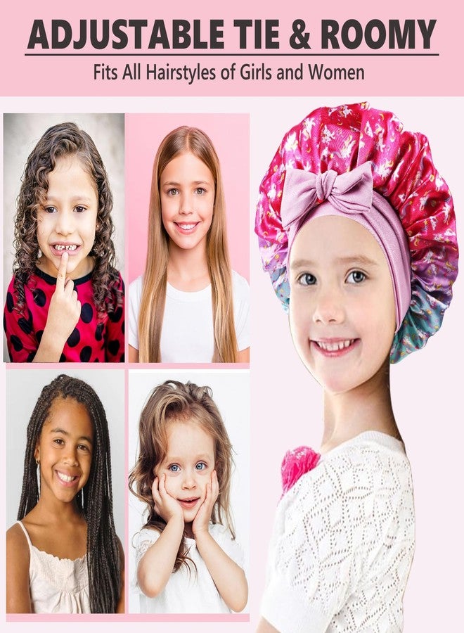 Himoswis Kids Bonnets for Girls, Silk Bonnet for Kids,Toddler Bonnet for Sleeping - Image 5