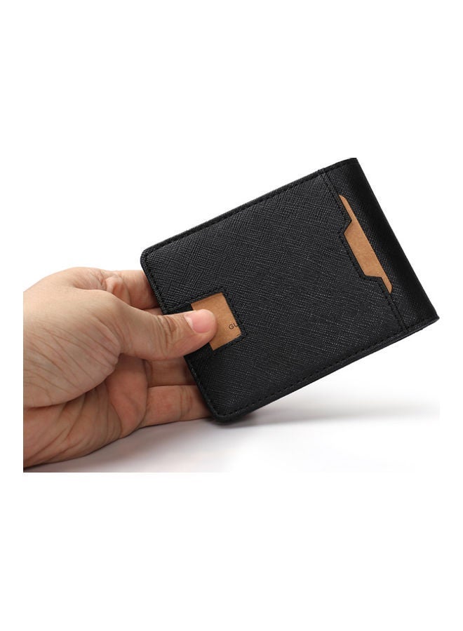 NIBEMINENT Leather Card Wallet Black  - Image 5