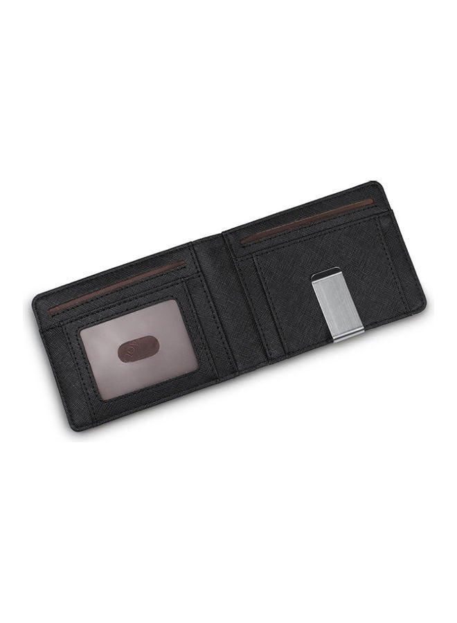NIBEMINENT Leather Card Wallet Black  - Image 3