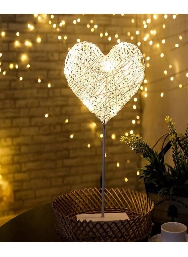 fashionhome - Heart LED Night Lamp Decorating Bedroom Atmosphere Specially for Ramadan - Image 1