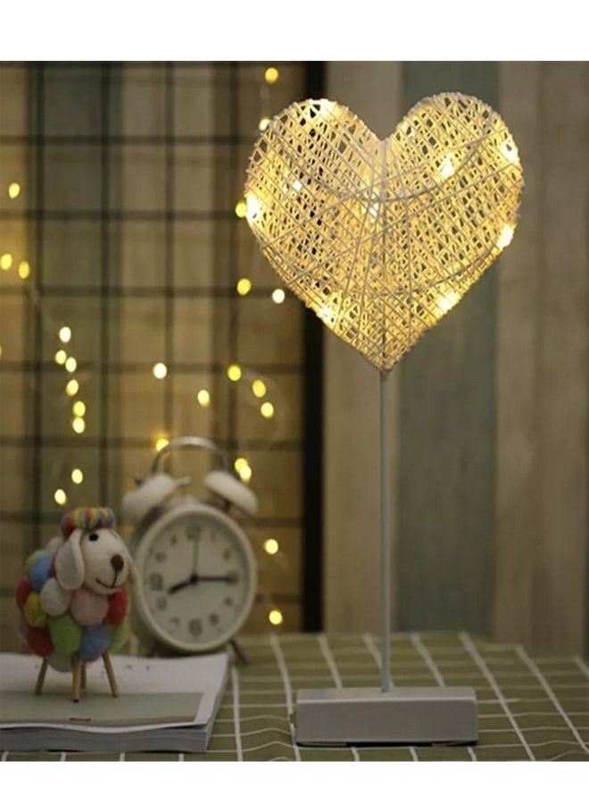 fashionhome - Heart LED Night Lamp Decorating Bedroom Atmosphere Specially for Ramadan - Image 1
