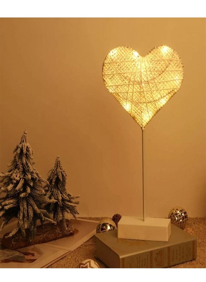 fashionhome - Heart LED Night Lamp Decorating Bedroom Atmosphere Specially for Ramadan - Image 1