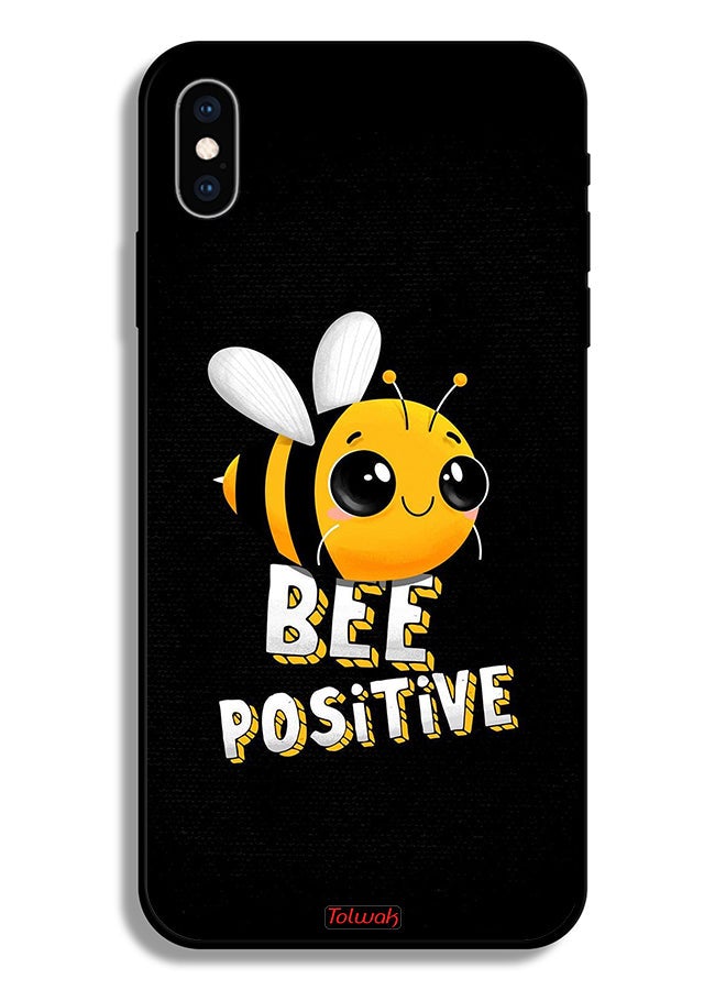 Tolwak Apple iPhone XS Protective Case Bee Positive - Image 2