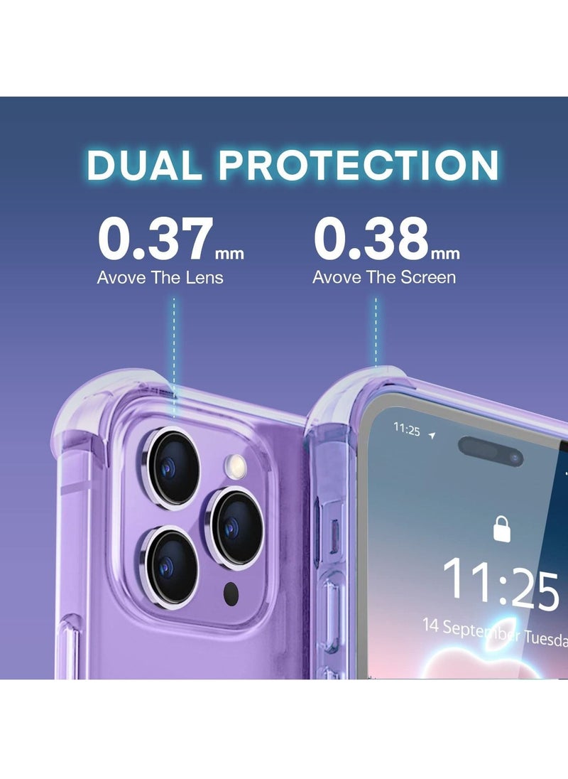 Case Clear Case for iPhone 14 Pro Max Anti Scratch Shock Absorption 2022 iPhone 6.7 inch Case Reinforced Corner Protection Bumper Crystal Clear