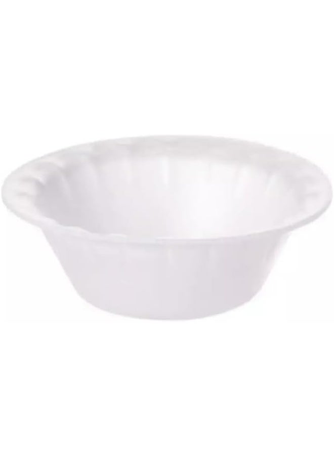 Ecno Pack Disposable Round Plastic Bowls- 6 Oz Size- 20pcs - Image 1