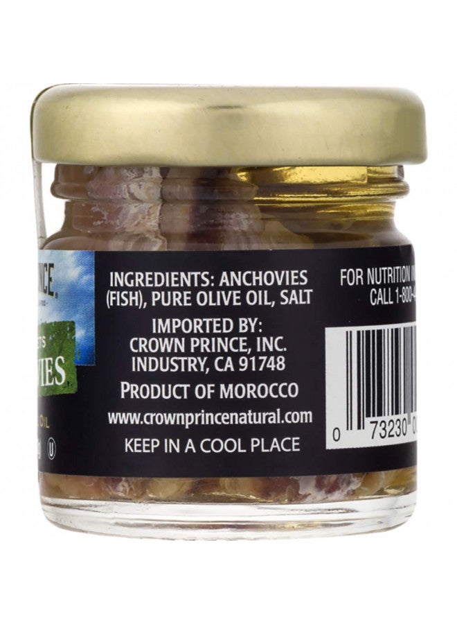 Crown Prince Natural Flat Fillets of Anchovies in Pure Olive Oil, 1.5-Ounce Jars (Pack of 18) - Image 5