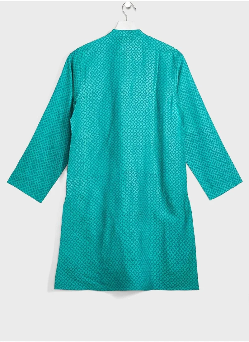 Fabindia Kids Essential Long Kurta