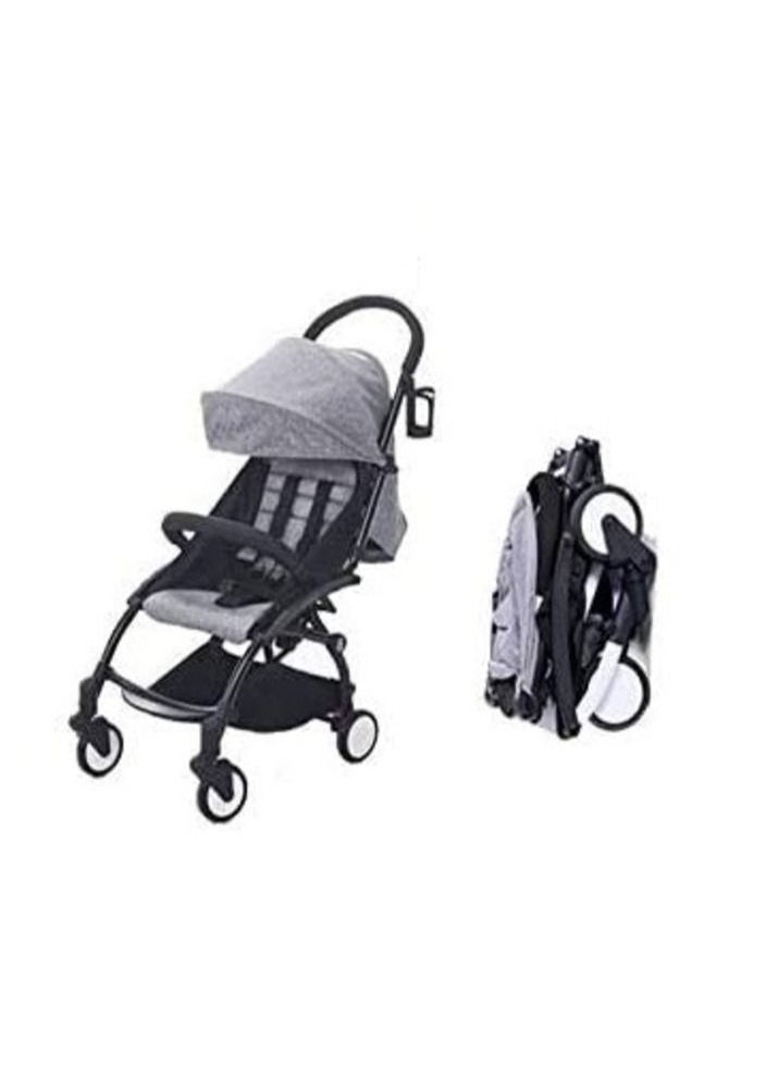 Ntech Travel Lite Shock Proof Stroller 4 Wheels Air Travel Cabin Cover Carry Bag Newborn Baby/Kids Stroller Grey  - Image 1