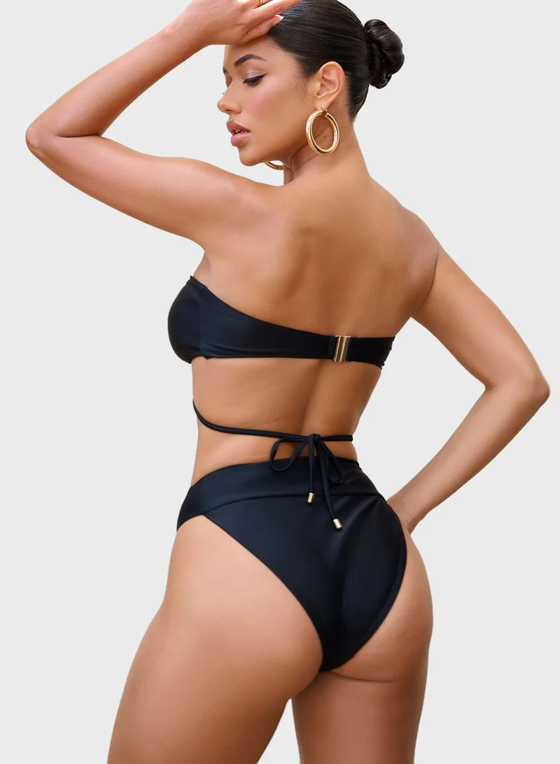 Club L London Embellished Bikini Bottom