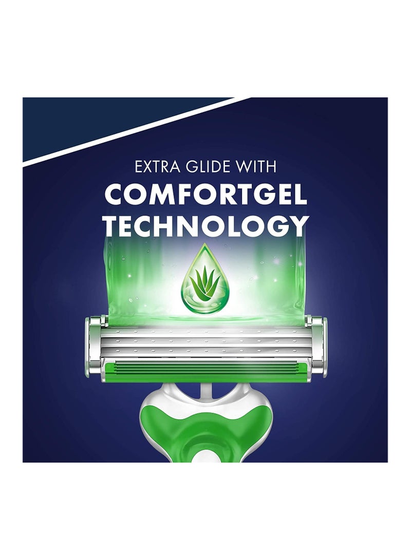 Gillette Blue3 Men's Disposable Razors : 3 Razors - Image 3