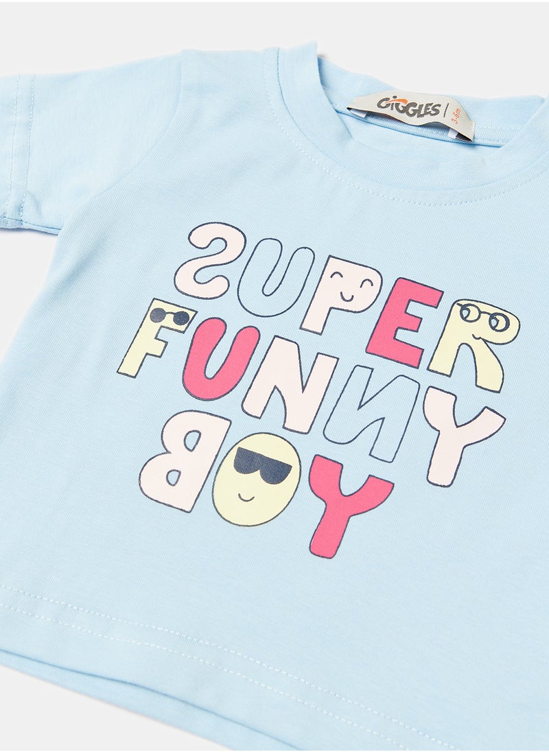 giggles - Baby Boys T-SHIRT - Image 1